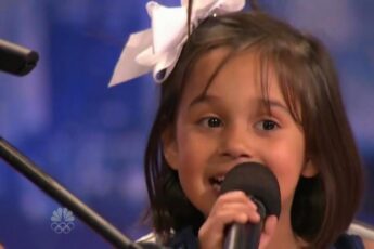 Alexa Narvaez singing on America's Got Talent