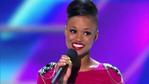 Paige Thomas at her X Factor USA audition