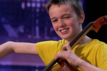 Elijah playing the cello