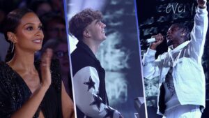Flintz and T4ylor performing on Britain's Got Talent
