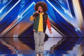 9-year-old King rapping on the America's Got Talent stage