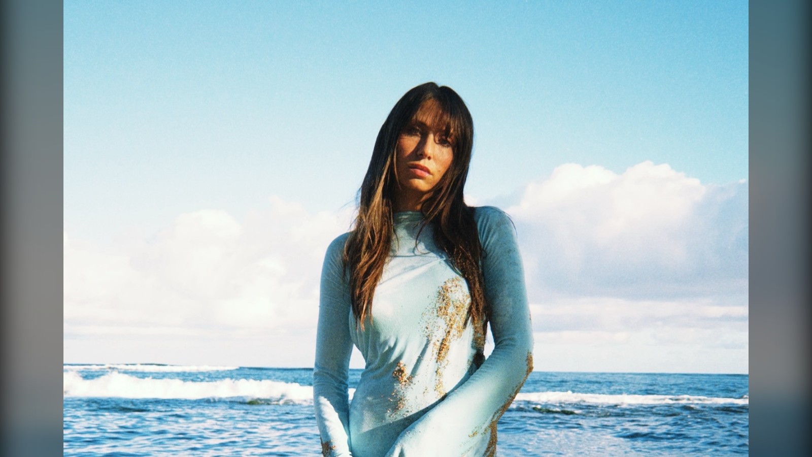 Lily Meola singer by the ocean