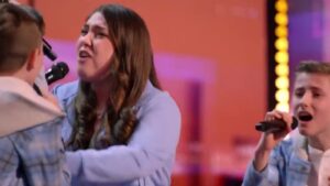 The Sharpe Family Singers performing on America's Got Talent