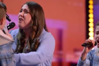 The Sharpe Family Singers performing on America's Got Talent